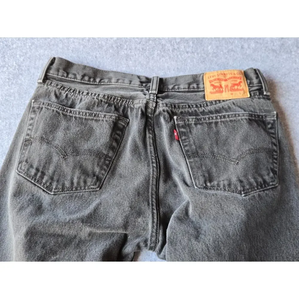 Levi's Men's 505 Jeans Charcoal Wash Straight Leg Med Rise 33x31